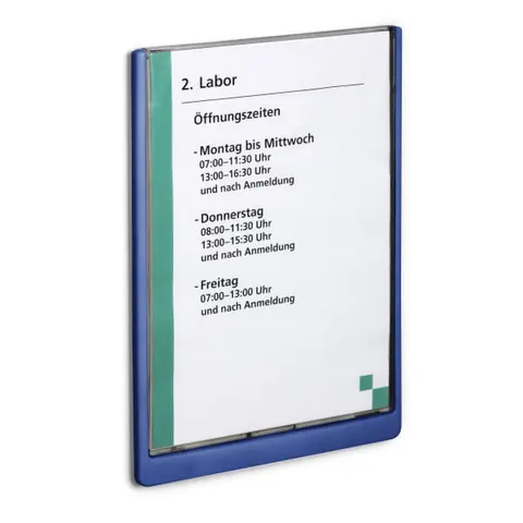 Tabliczka informacyjna DURABLE CLICK SIGN A4 granatowa