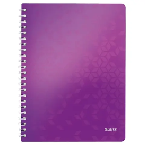 Zeszyt LEITZ WOW A4 w kratkę fioletowy /46380062/