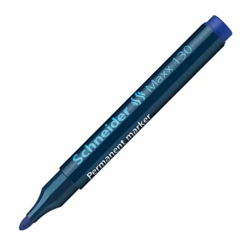 Marker permanentny Schneider Maxx 130 okrągły 1-3 mm niebieski