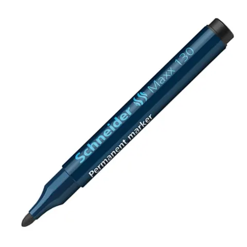 Marker permanentny Schneider Maxx 130 okrągły 1-3 mm czarny