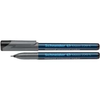 Foliopis permanentny SCHNEIDER MAXX 220 końcówka S 0,4mm kol. czarny SR112401