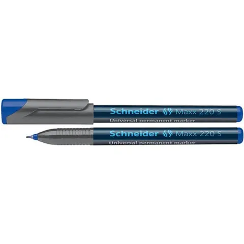 Foliopis permanentny SCHNEIDER Maxx 220 S, 0,4 mm, niebieski /SR112403/