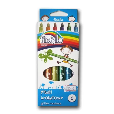 Pisaki Brokatowe 6 Kolorów Fiorello