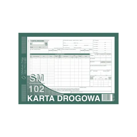 Druk "Karta Drogowa Samochód Ciężarowy" MICHALCZYK I PROKOP A4 /801-1/