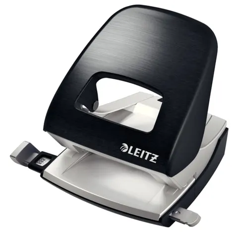 Dziurkacz duży metalowy LEITZ Style 30 kartek czarny