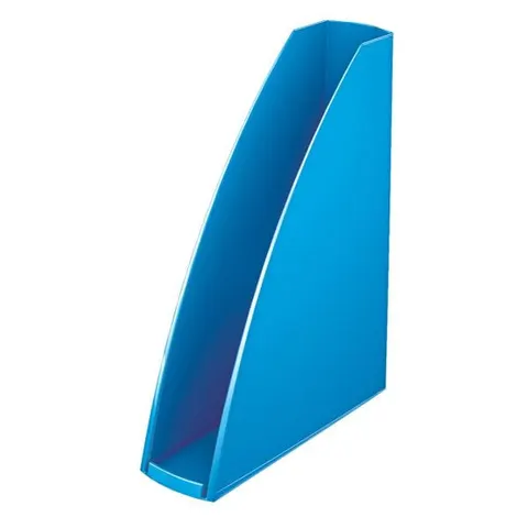Pojemnik na czasopisma/ katalogi plastikowy 73x312x258mm Leitz Wow metaliczny niebieski