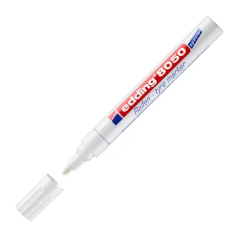 Marker do opon EDDING 8050 biały