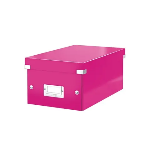 Pudło na DVD LEITZ C&S WOW różowy 60420023