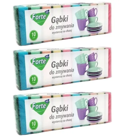 FORTE+ Zmywak kuchenny 10 szt, 3 op