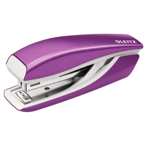 Zszywacz mini metalowy LEITZ WOW fioletowy /55281062/
