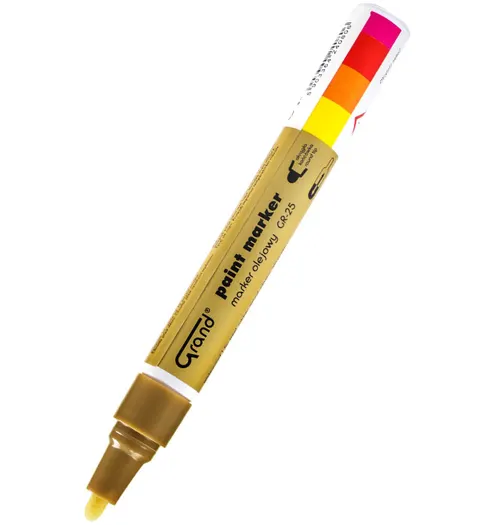 Marker olejowy GRAND GR-25 złoty