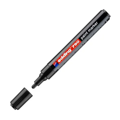Marker Olejowy Edding 790 Okrągły Czarny
