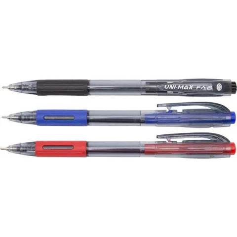 Długopis Automatyczny UNI-MAX FAB 0,7mm Czarny /0440-0006-01/