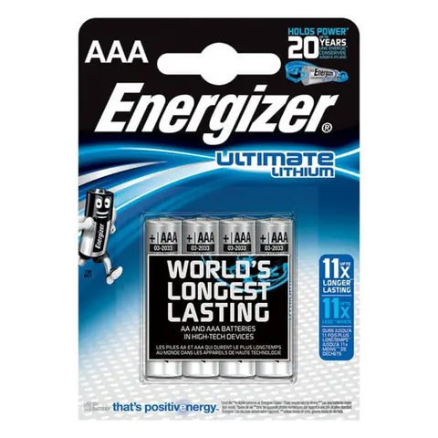 Bateria Litowa Energizer Lithium L92 AAA 4szt