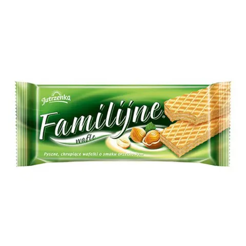 WAFLE FAMILIJNE ORZECHOWE 180G JUTRZENKA