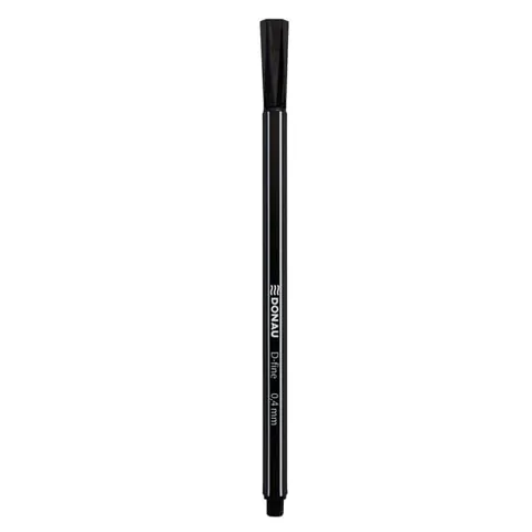 Cienkopis DONAU D-Fine 0,4mm Czarny 1szt