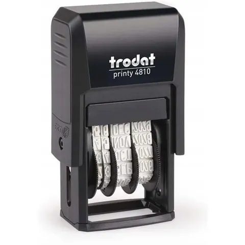 Datownik automatyczny samotuszujący 9 znaków POL 3,8mm TRODAT PRINTY LINE 4810 tworzywo TR4810POL
