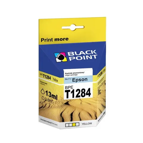 Tusz zamienny do EPSON T1284 marki Black Point, yellow