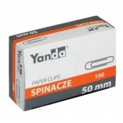 Spinacze biurowe 50mm okrągłe YANDA 100szt /110-1650/