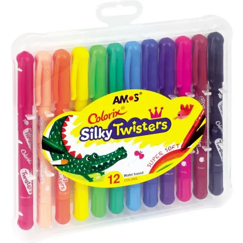 KREDKI SILKY TWISTER AMOS 12KOL CST12