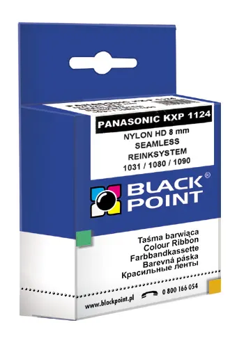 Taśma barwiąca PANASONIC KX-P 1090/1124, czarna, nylonowa, Black Point