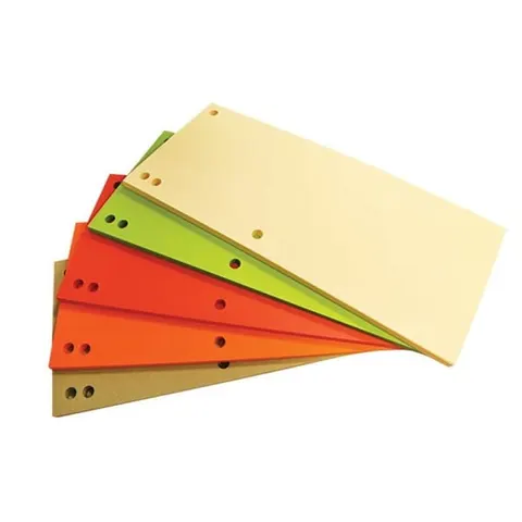 Przekładki Q-CONNECT kartonowe 1/3 A4 mix kolorów 100 sztuk