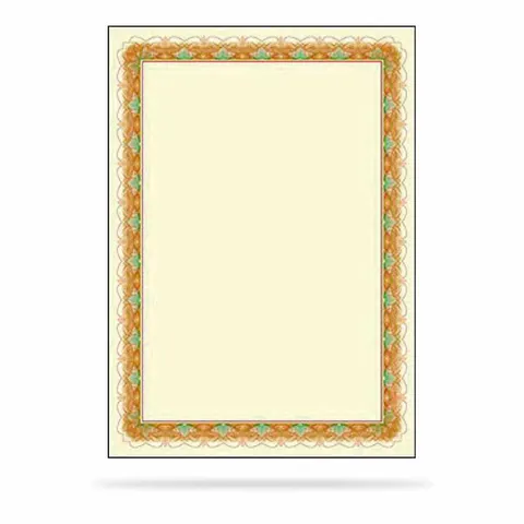 Papier na dyplomy certyfikaty ZŁOTO 170g 25 szt