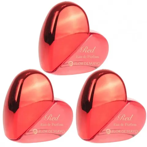 FLOR DE MAYO Woda Perfumowana SERCE RED 20 ml, pakiet 3 szt.