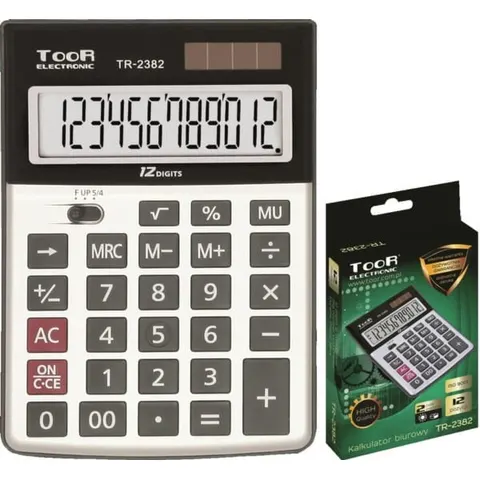 Kalkulator 12 pozycyjny TOOR TR-2382 /120-1432/