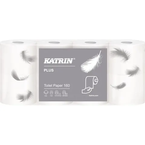 Papier toaletowy KATRIN 2w biały op. 56 szt. 11296