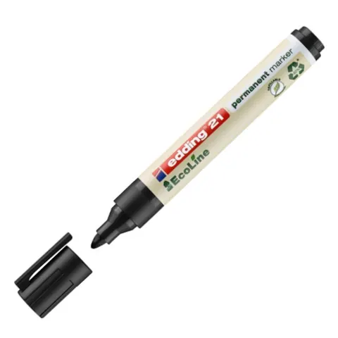Marker permanentny ekologiczny Edding 21 EcoLine czarny