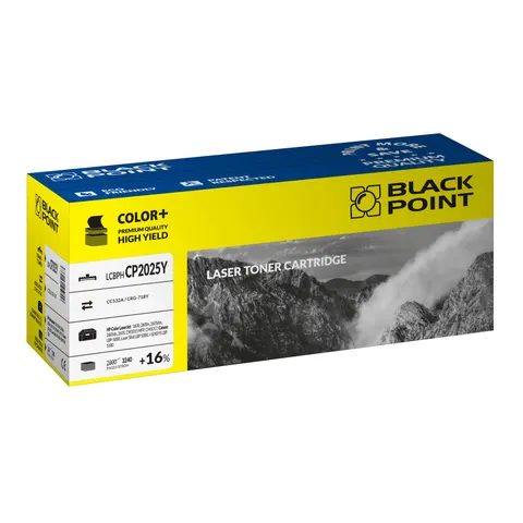 Toner HP CC532A marki Black Point yellow /LCBPHCP2025Y/