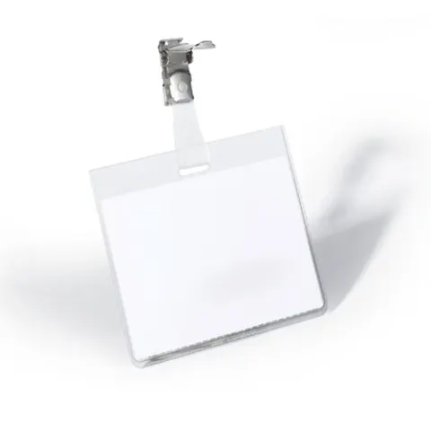 Identyfikator z klipem 60x90mm 25 sztuk /800319/ [WYPRZEDAŻ]