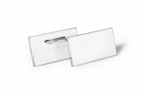 Identyfikator konferencyjny z agrafką 40x75mm 5 sztuk 8601 19/