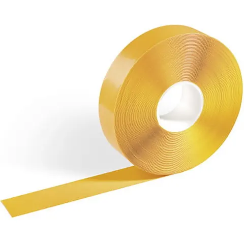 Taśma podłogowa do znakowania DURABLE DURALINE 50mm x 1,2mm x 30m żółta /172504/