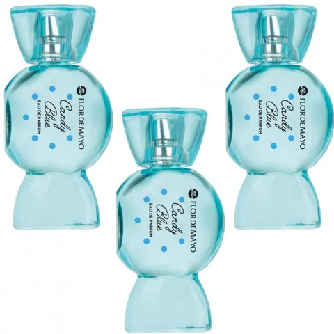 FLOR DE MAYO WOMEN Woda perfumowana EDP CANDY BLUE 25 ml, pakiet 3 szt.