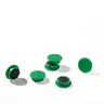 Magnesy do tablic średnica 15 mm zielone 8 sztuk /470105/