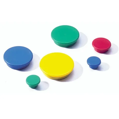 Magnesy do tablic średnica 32mm zielone 4 sztuki /470305/