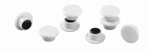 Magnesy do tablic średnica 15mm białe 20 sztuk 4751 02