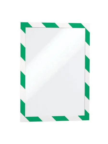 Ramka magnetyczna samoprzylepna DURAFRAME SECURITY A4 zielono-biała 2 szt. 4944 131