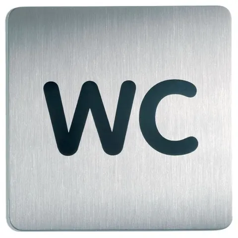 Tabliczka piktogram WC PICTO 150x150 mm 4957 23