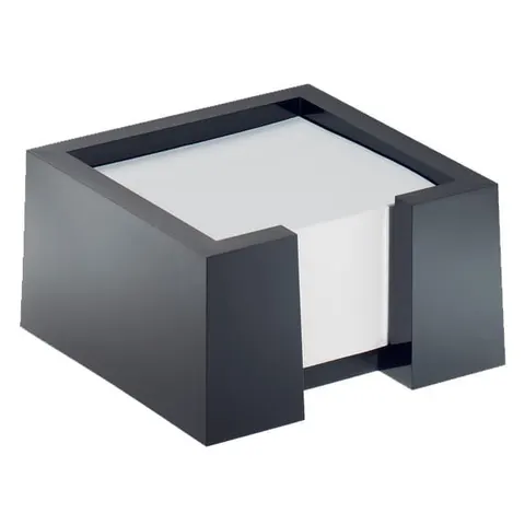 Pojemnik z karteczkami CUBO czarny 7724 01