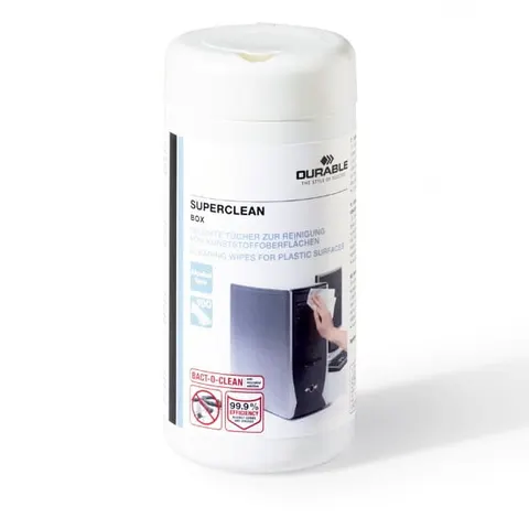 Pojemnik nasączonych ściereczek do plastiku SUPERCLEAN BOX /570802/