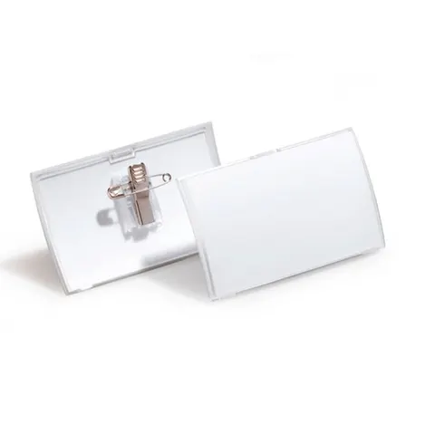 Identyfikator CLICK FOLD 54x90mm z kombi-klipem 25 sztuk /8214 19/