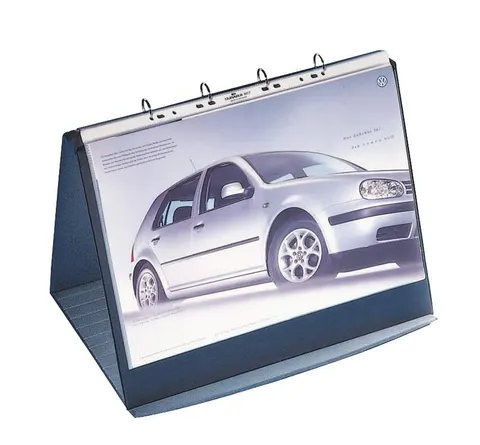 Flipchart stołowy A3 poziomy DURASTAR 10 kieszeni bazaltowy 8569 39