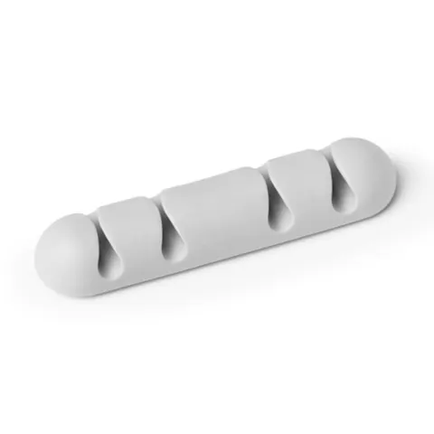 Klips samoprzylepny na 4 kabele Durable CAVOLINE Clip4 szary 2szt. /504010/
