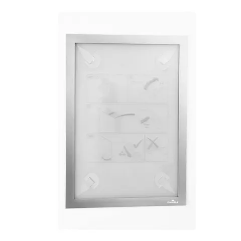 Ramka magnetyczna A4 DURAFRAME WALLPAPER Durable srebrna 1szt. /484323/