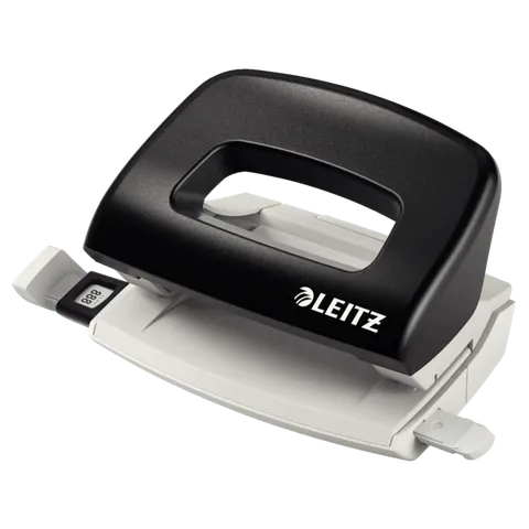 Dziurkacz mały Leitz 5058, do 10 kartek, czarny