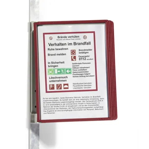 Zestaw VARIO MAGNET WALL 5 czerwonych paneli na ścianę moduł magnetyczny /591403/