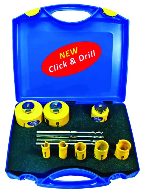 ProFit Zestaw otwornic Click & Drill 8 szt. 09081960DCT